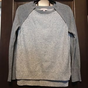 Banana republic merino/cashmere zip sweater